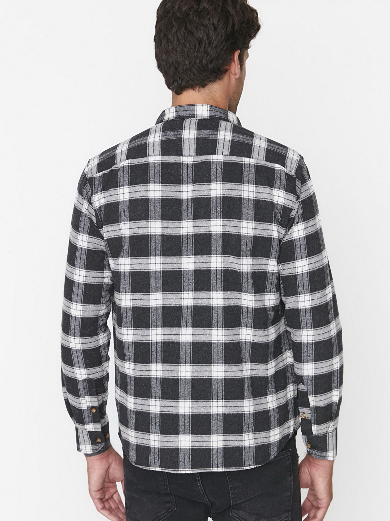 Рубашка Trendyol модель TMNAW21GO0611/Antrasit Фото