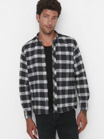 Рубашка Trendyol модель TMNAW21GO0611/Antrasit Фото