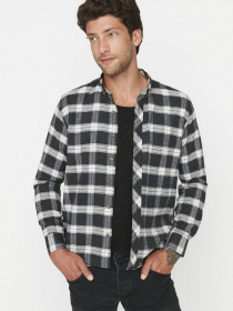 Рубашка Trendyol модель TMNAW21GO0611/Antrasit Фото