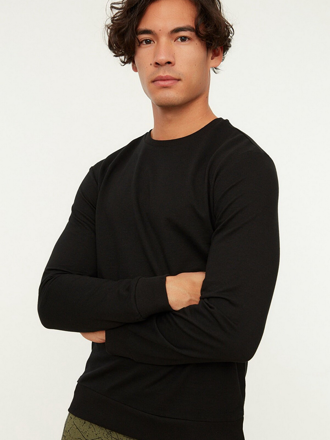 Світшот Trendyol модель TMNAW22SW0150/Siyah Фото