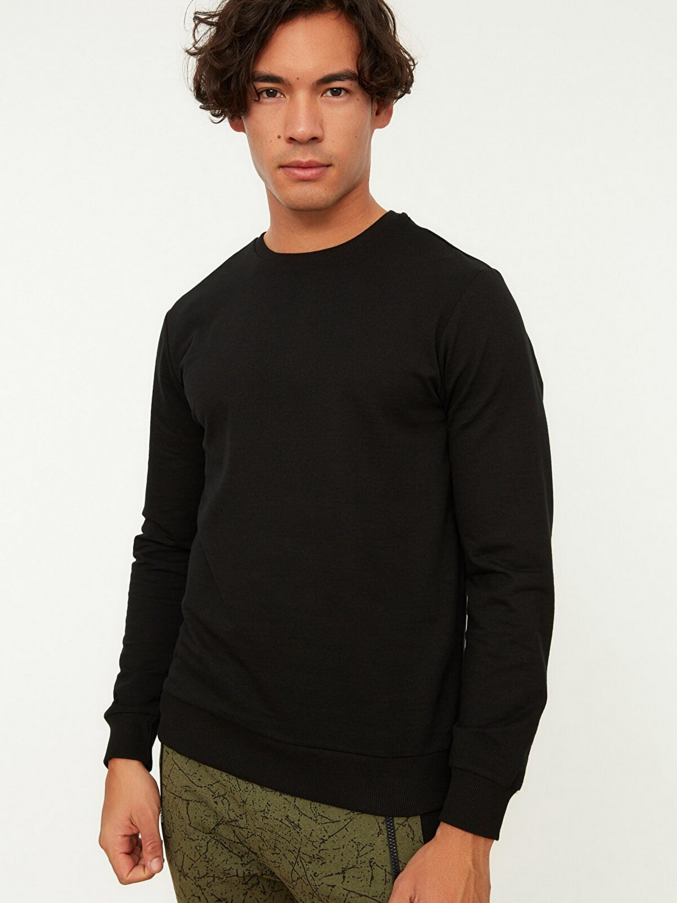 Світшот Trendyol модель TMNAW22SW0150/Siyah Фото