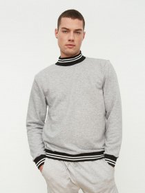 Свитшот Trendyol модель TMNAW22SW0680/Gri Фото