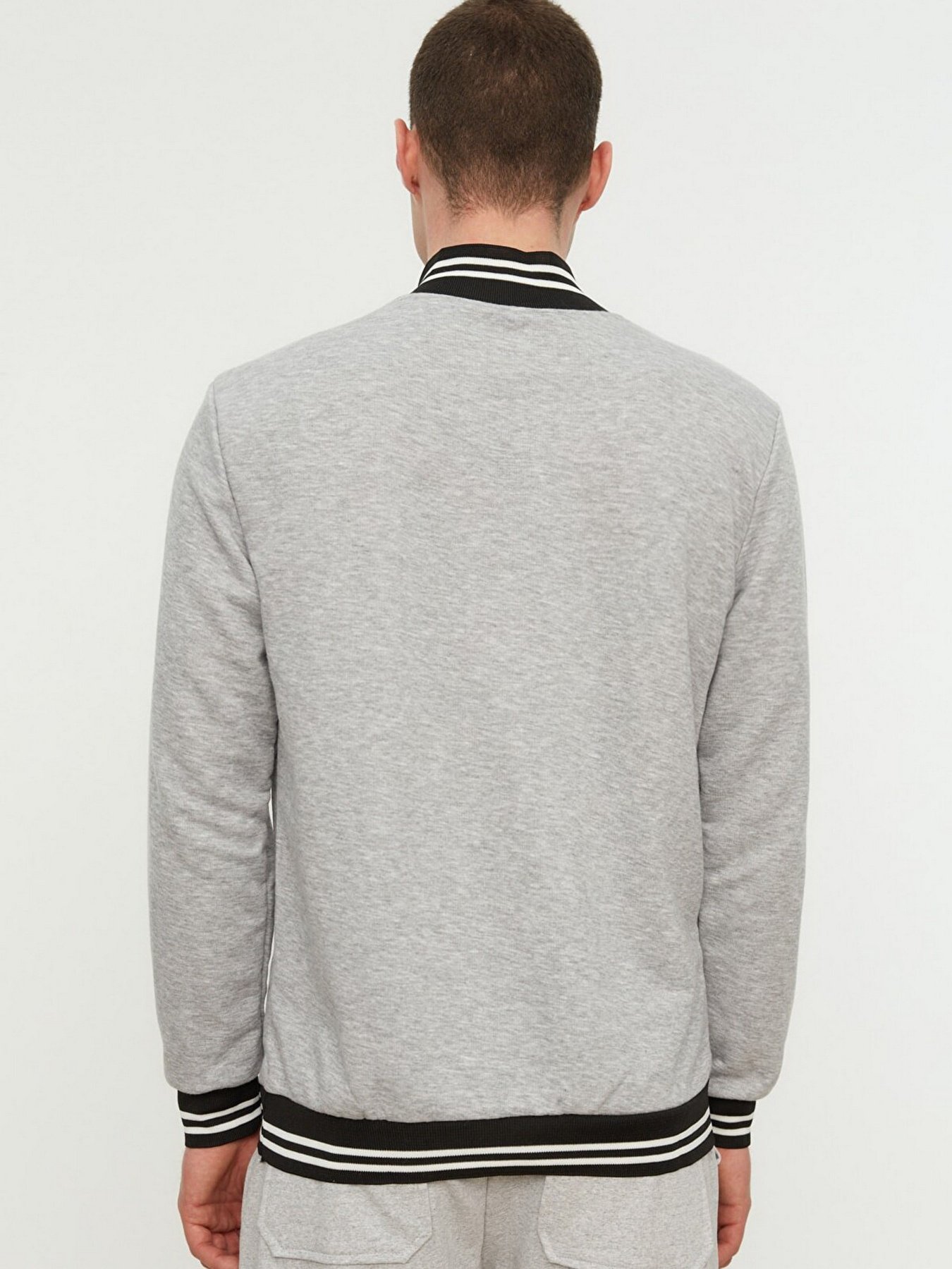 Світшот Trendyol модель TMNAW22SW0680/Gri Фото