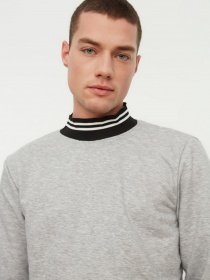 Світшот Trendyol модель TMNAW22SW0680/Gri Фото