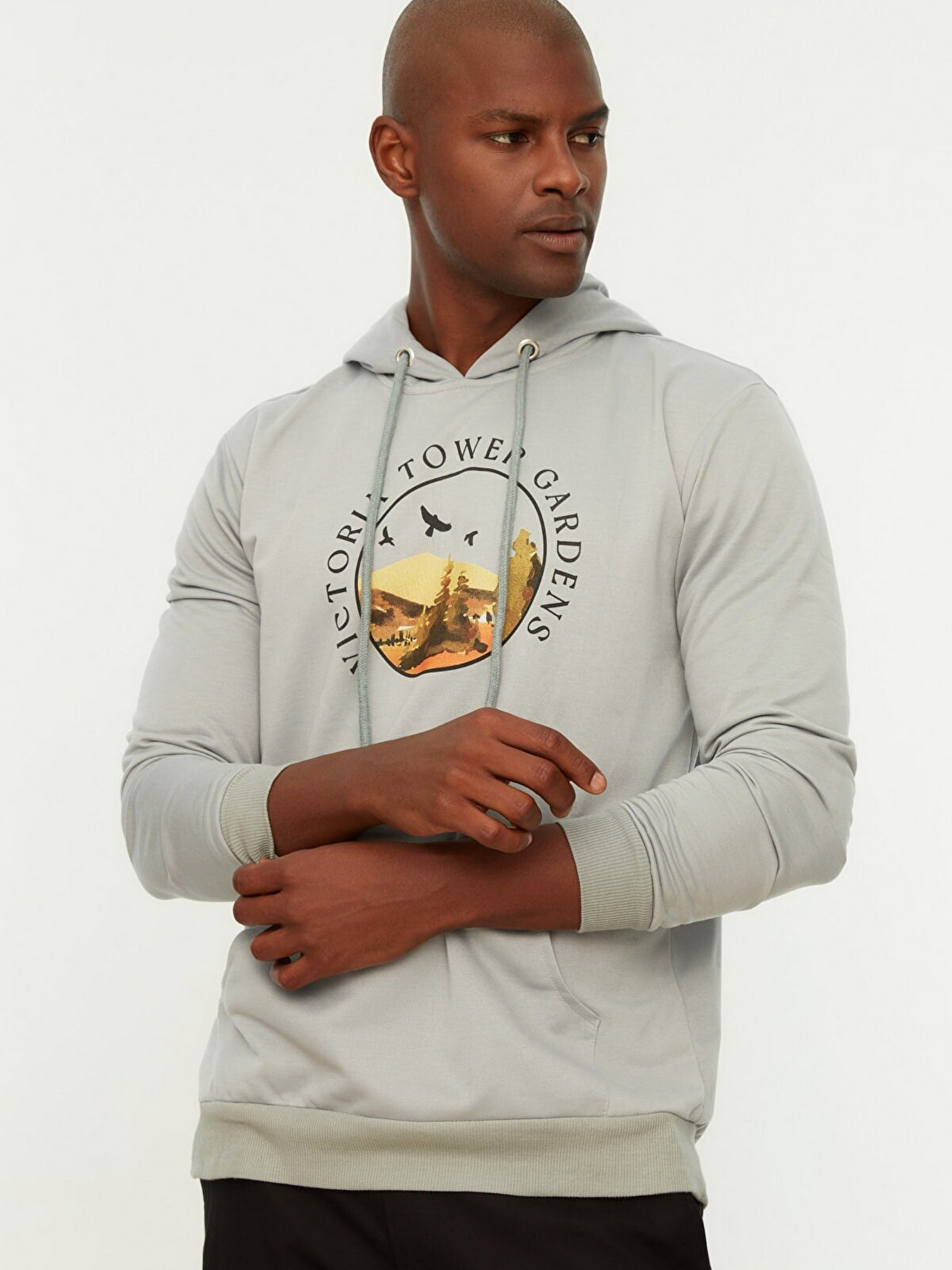 Худи Trendyol модель TMNAW22SW0808/Gri Фото