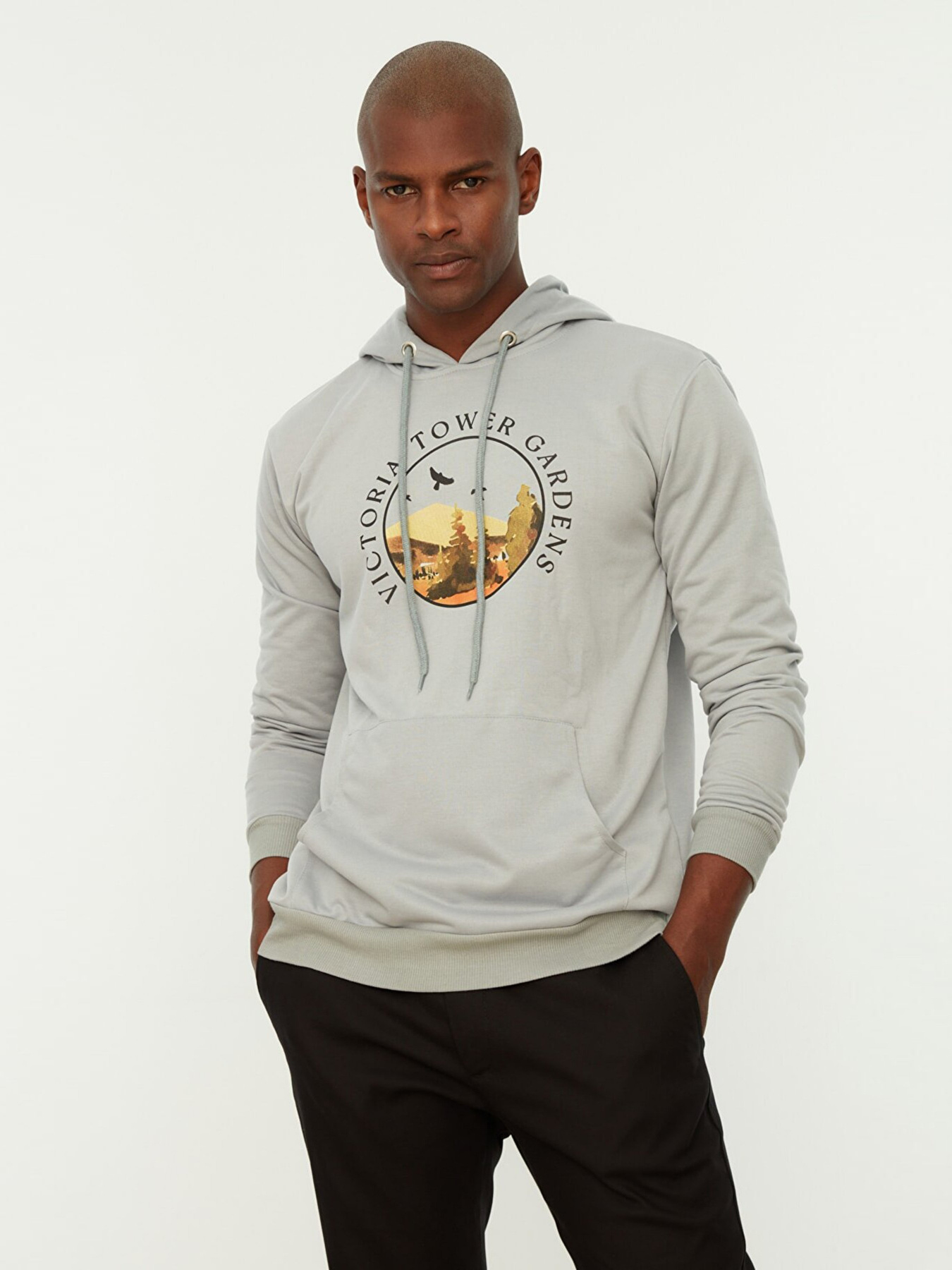 Худи Trendyol модель TMNAW22SW0808/Gri Фото