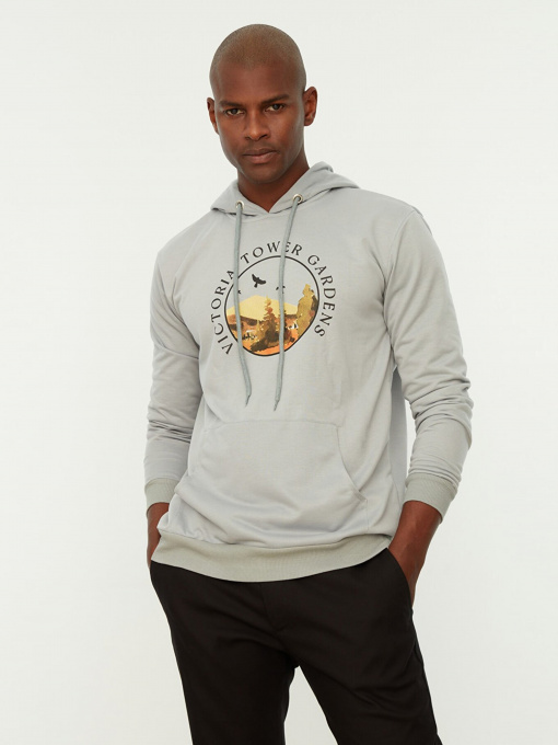 Худи Trendyol модель TMNAW22SW0808/Gri Фото