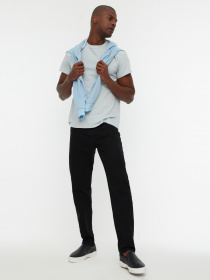 Прямые джинсы Trendyol модель TMNSS21JE0058/Siyah Фото