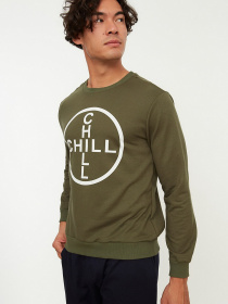 Свитшот Trendyol модель TMNAW22SW1062/Haki Фото