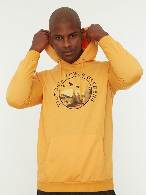 Худи Trendyol модель TMNAW22SW0808/Hardal Фото