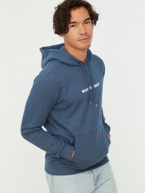 Худи Trendyol модель TMNAW21SW0617/Indigo Худи Trendyol модель TMNAW21SW0617/Indigo Фото