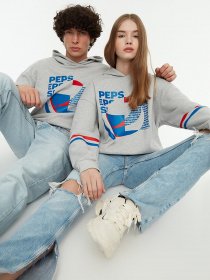 Худи Trendyol модель TMNAW22SW1719/Gri Фото