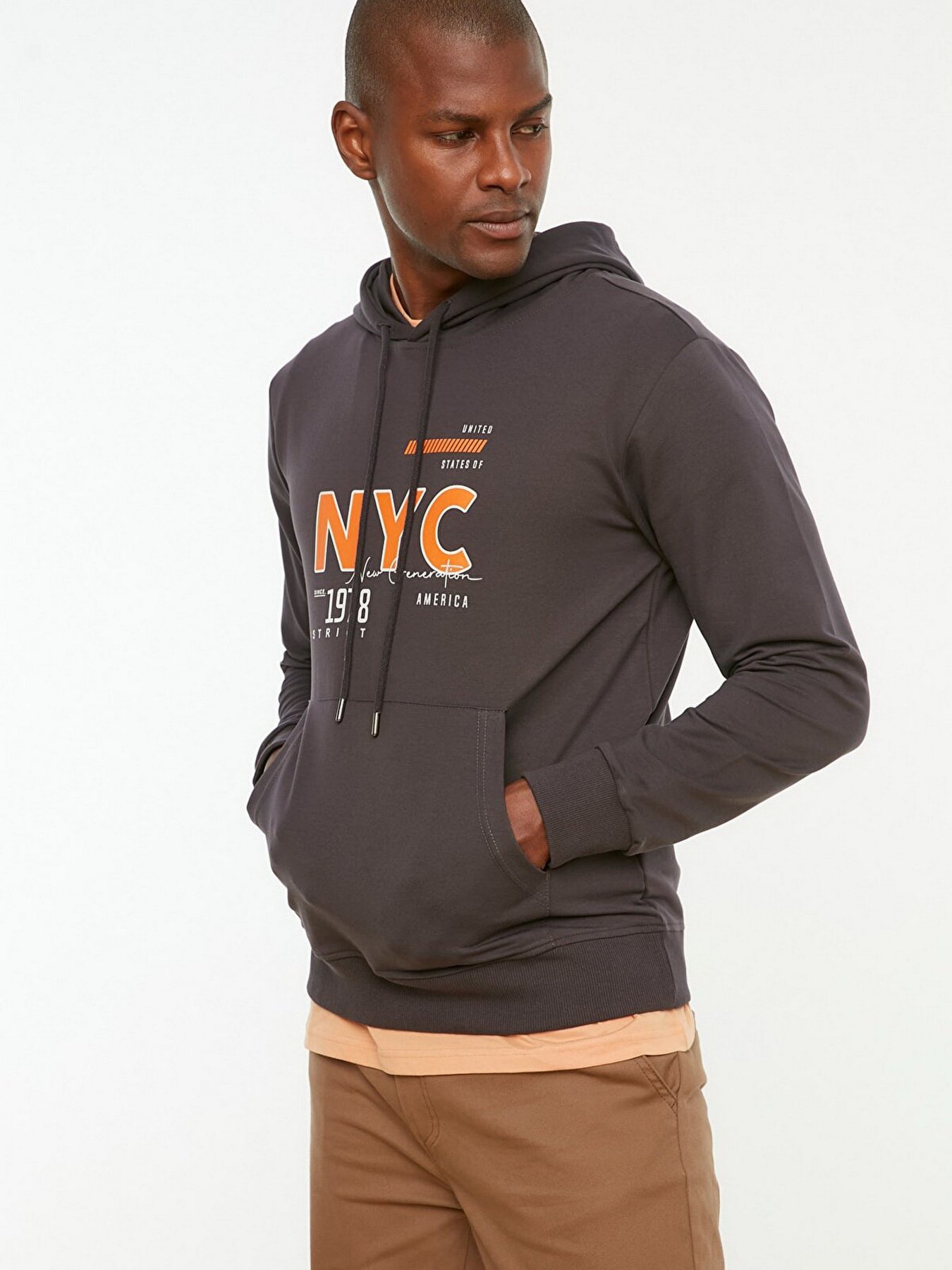 Худи Trendyol модель TMNAW22SW1224/Antrasit Худи Trendyol модель TMNAW22SW1224/Antrasit Фото