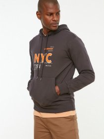 Худи Trendyol модель TMNAW22SW1224/Antrasit Худи Trendyol модель TMNAW22SW1224/Antrasit Фото