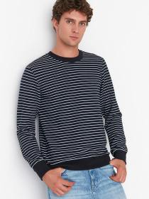 Свитшот Trendyol модель TMNAW23SW00014/Lacivert Свитшот Trendyol модель TMNAW23SW00014/Lacivert Фото