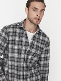 Рубашка Trendyol модель TMNAW23GO00069/Gri Фото