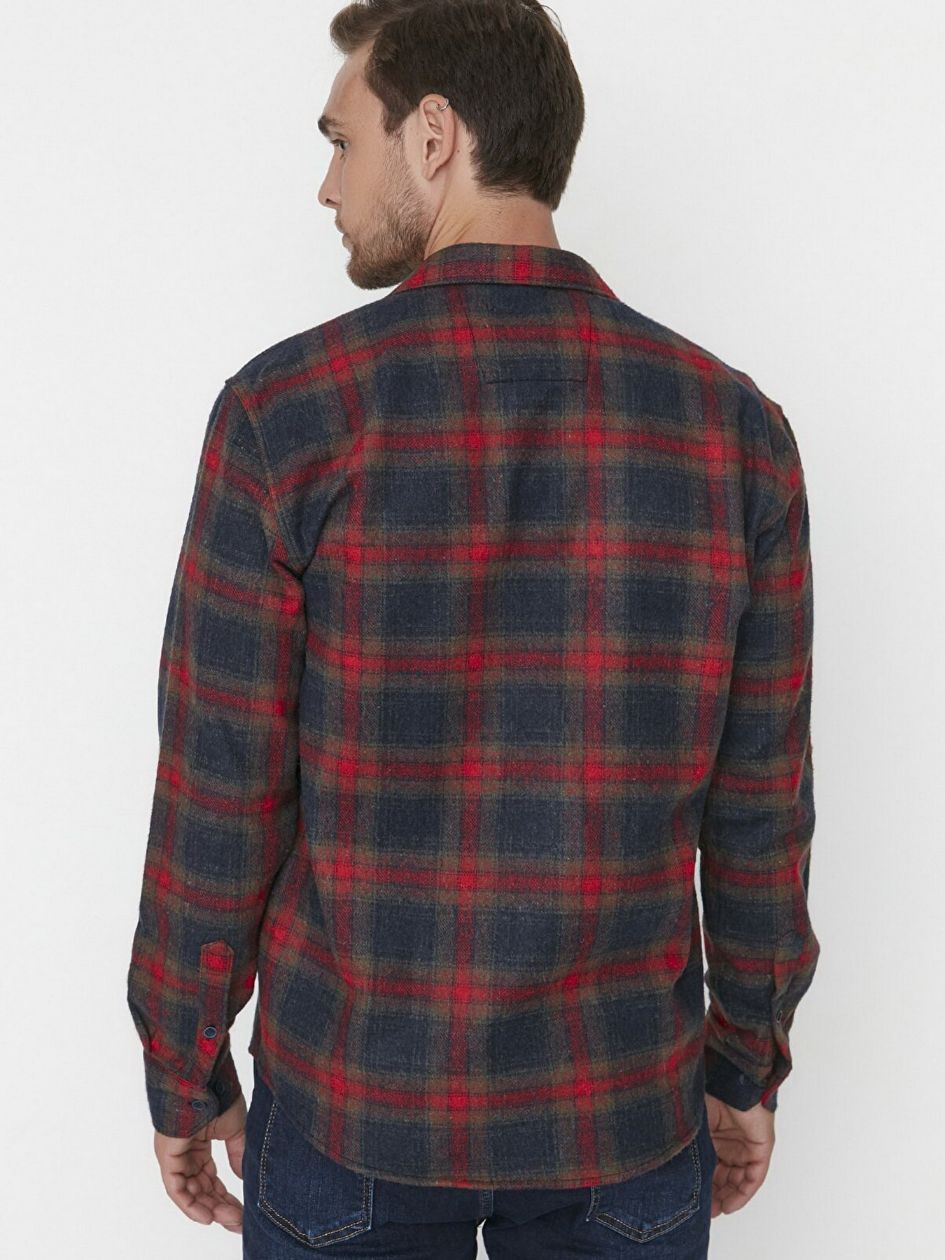 Сорочка повсякденна Trendyol модель TMNAW23GO00065/Kirmizi Фото