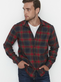 Сорочка повсякденна Trendyol модель TMNAW23GO00065/Kirmizi Фото