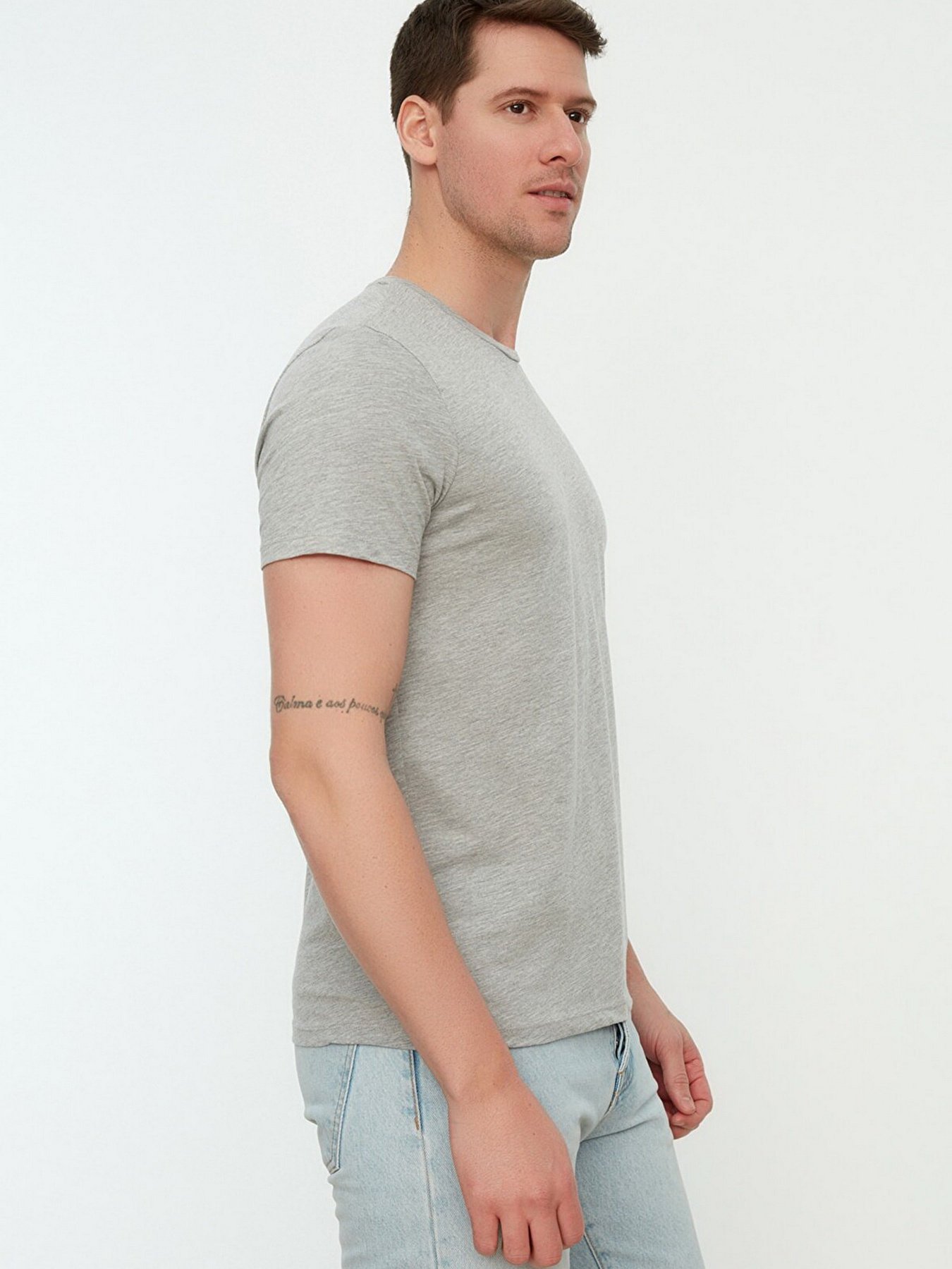 Набор футболок Trendyol модель TMNSS19BO0071/Gri Фото