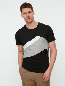 Футболка Trendyol модель TMNSS20TS0165/Siyah Фото