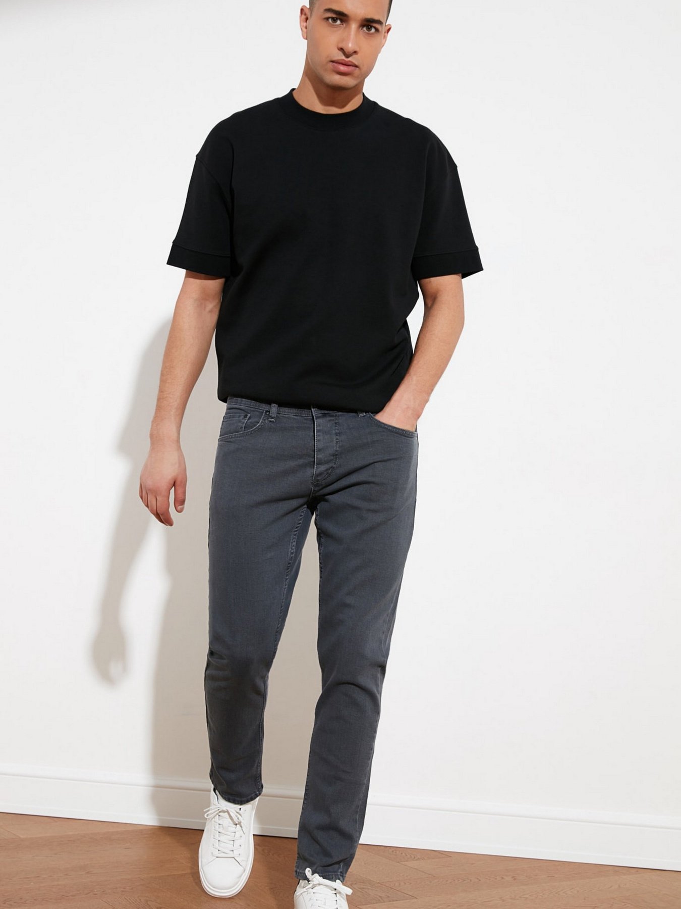 Джинси Trendyol Slim модель TMNSS21JE0068/Gri Фото