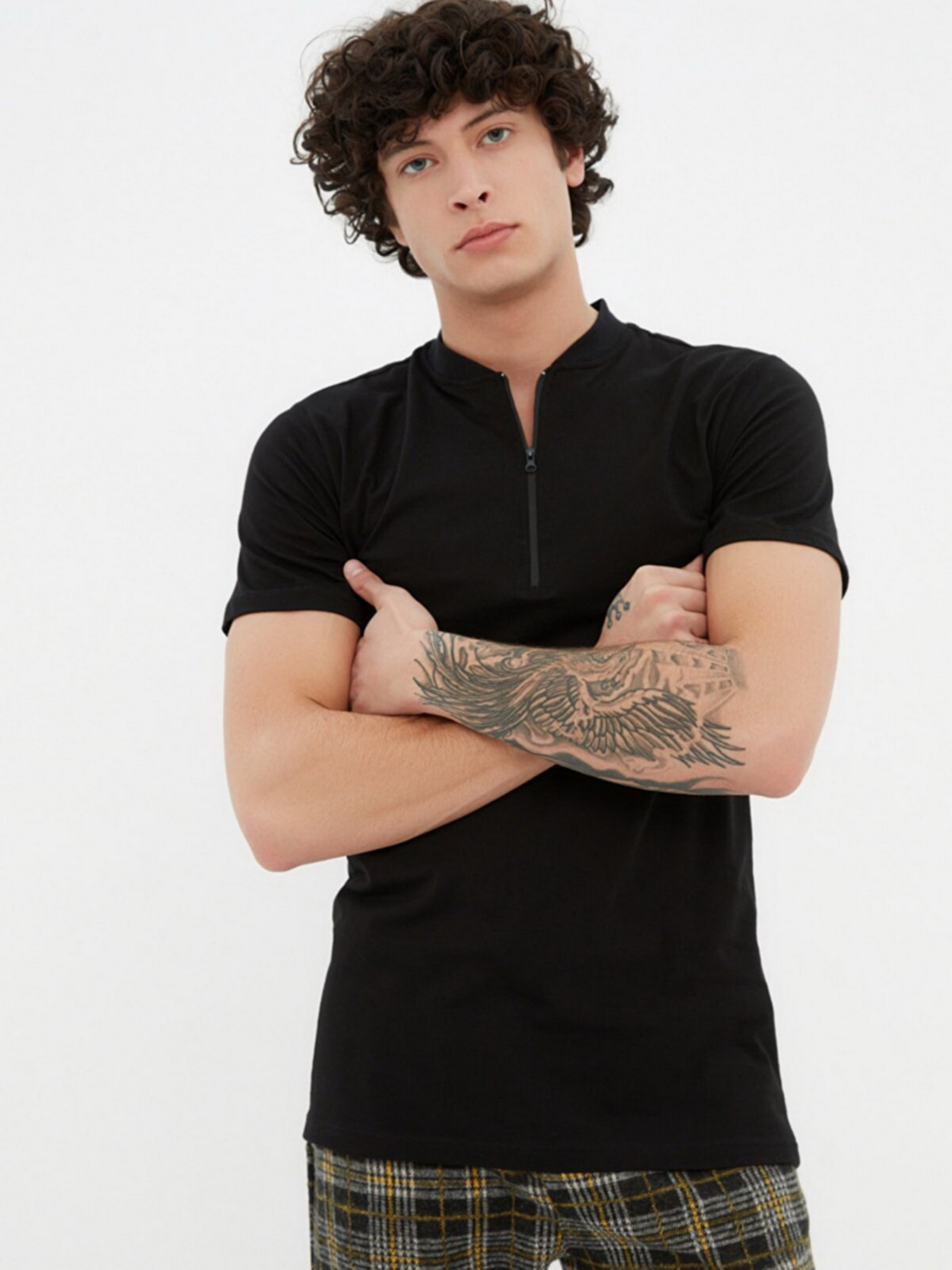 Футболка Trendyol модель TMNSS20TS0966/Siyah Фото