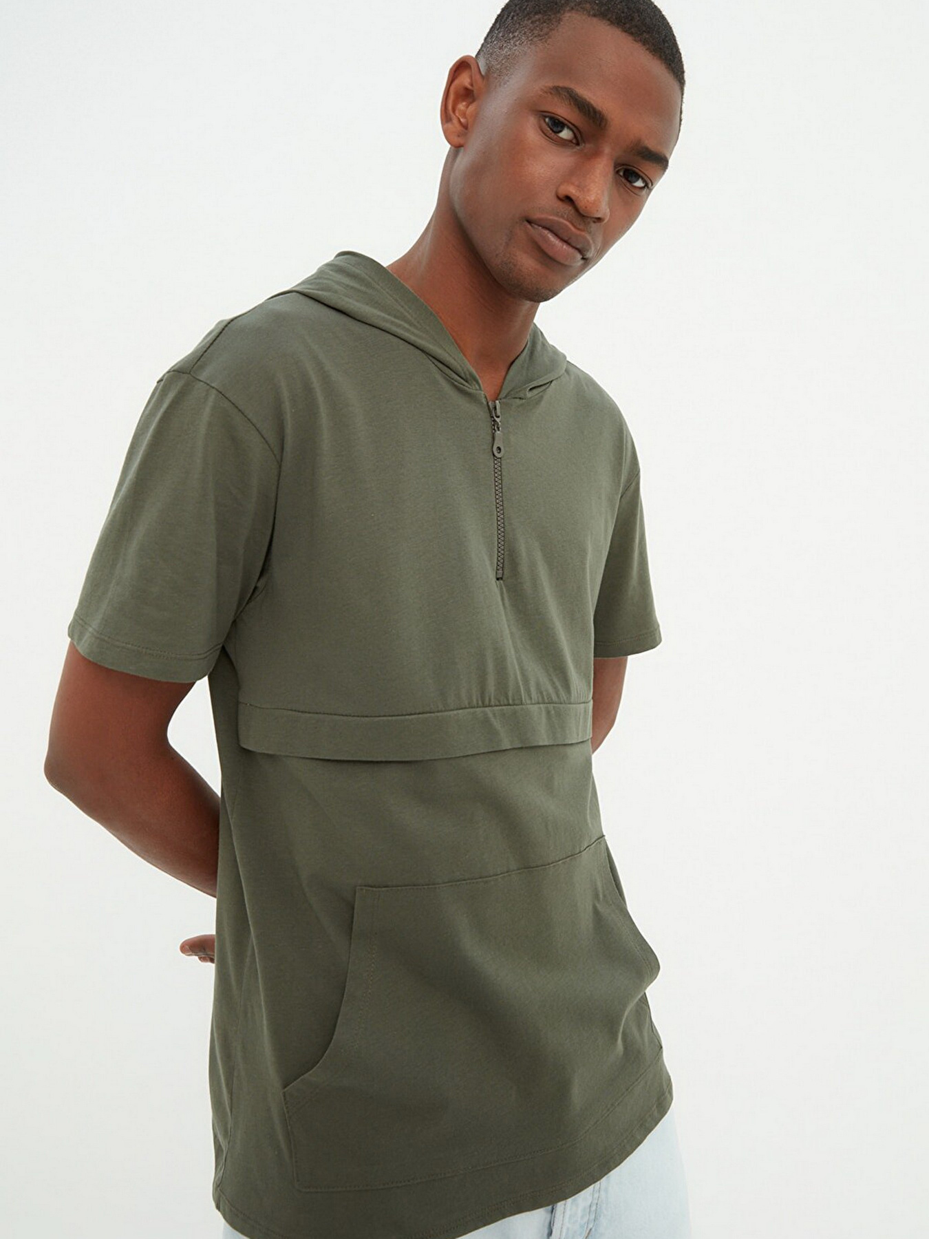 Футболка Trendyol модель TMNSS20TS1360/Haki Фото