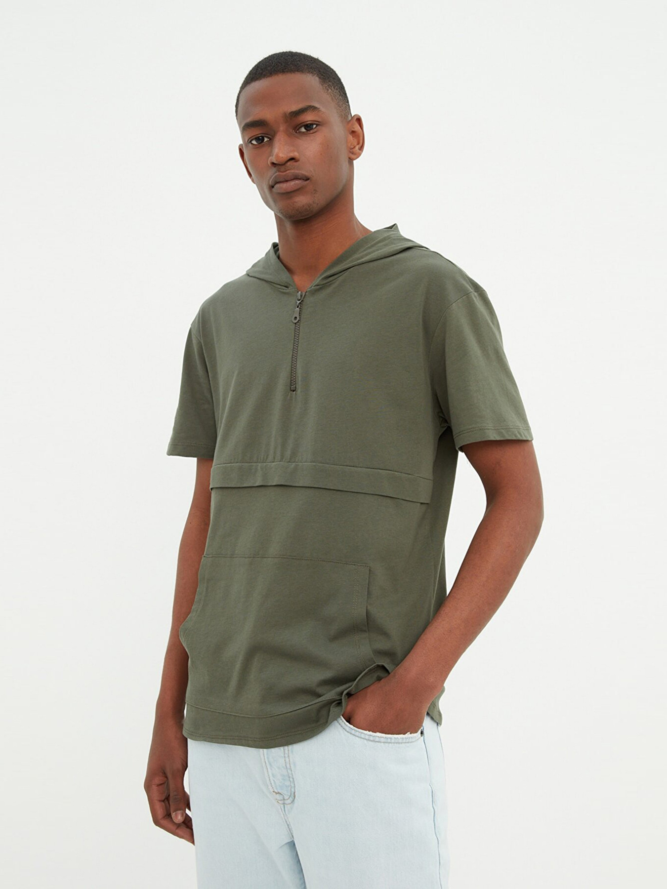 Футболка Trendyol модель TMNSS20TS1360/Haki Фото