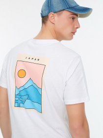 Футболка Trendyol модель TMNSS21TS0620/Beyaz Фото