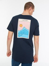 Футболка Trendyol модель TMNSS21TS0620/Lacivert Фото