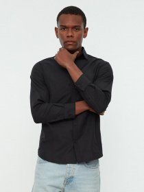 Сорочка повсякденна Trendyol модель TMNSS22GO0034/Siyah Фото
