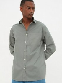 Рубашка Trendyol модель TMNSS22GO0035/Haki Фото