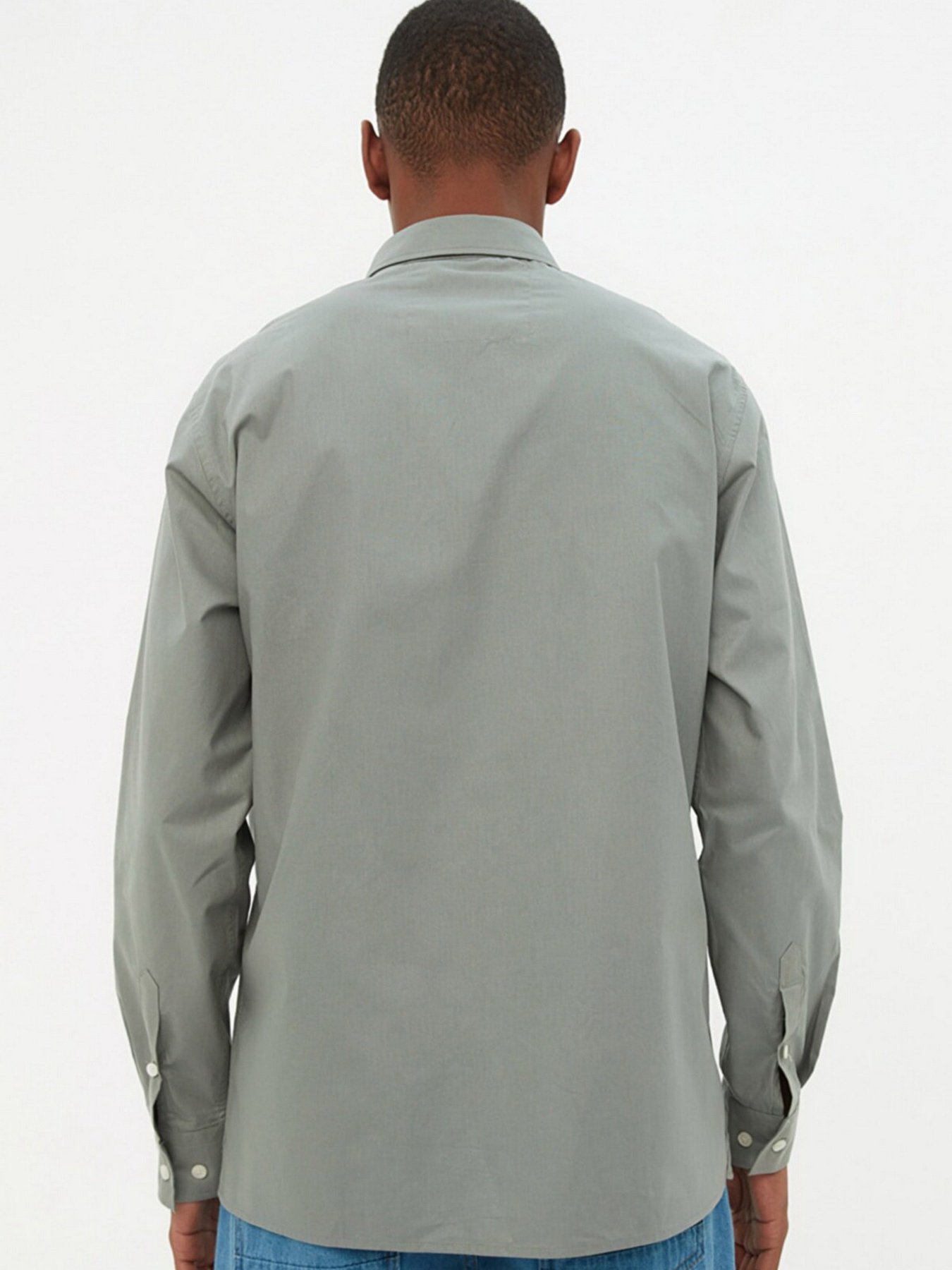 Сорочка повсякденна Trendyol модель TMNSS22GO0035/Haki Фото