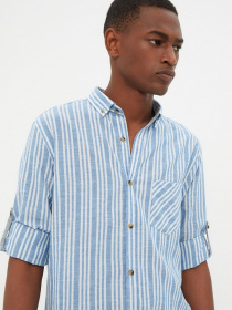 Рубашка Trendyol модель TMNSS22GO0268/Indigo Фото
