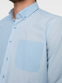 Рубашка Trendyol модель TMNSS22GO0486/Mavi Фото