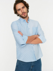 Рубашка Trendyol модель TMNSS22GO0486/Mavi Фото