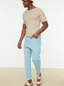 Прямі джинси Trendyol модель TMNSS22JE0356/Mavi Фото