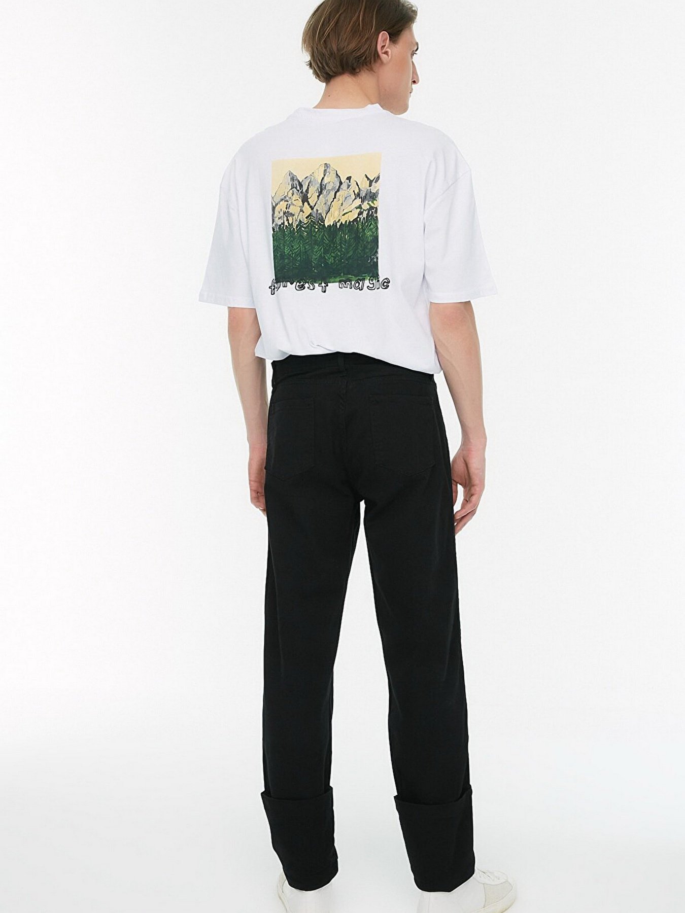 Прямі джинси Trendyol модель TMNSS22PL00003/Siyah Фото