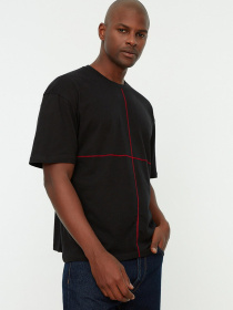 Футболка Trendyol модель TMNSS22TS0204/Siyah Фото