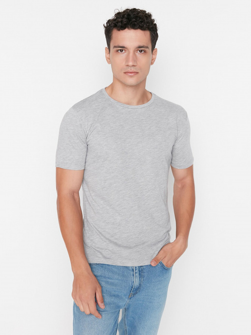 Футболка Trendyol модель TMNSS22TS0270/Gri Фото
