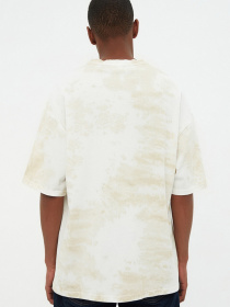 Футболка Trendyol модель TMNSS22TS0307/Ekru Фото