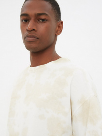 Футболка Trendyol модель TMNSS22TS0307/Ekru Фото