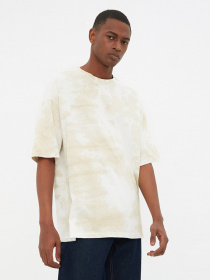 Футболка Trendyol модель TMNSS22TS0307/Ekru Фото