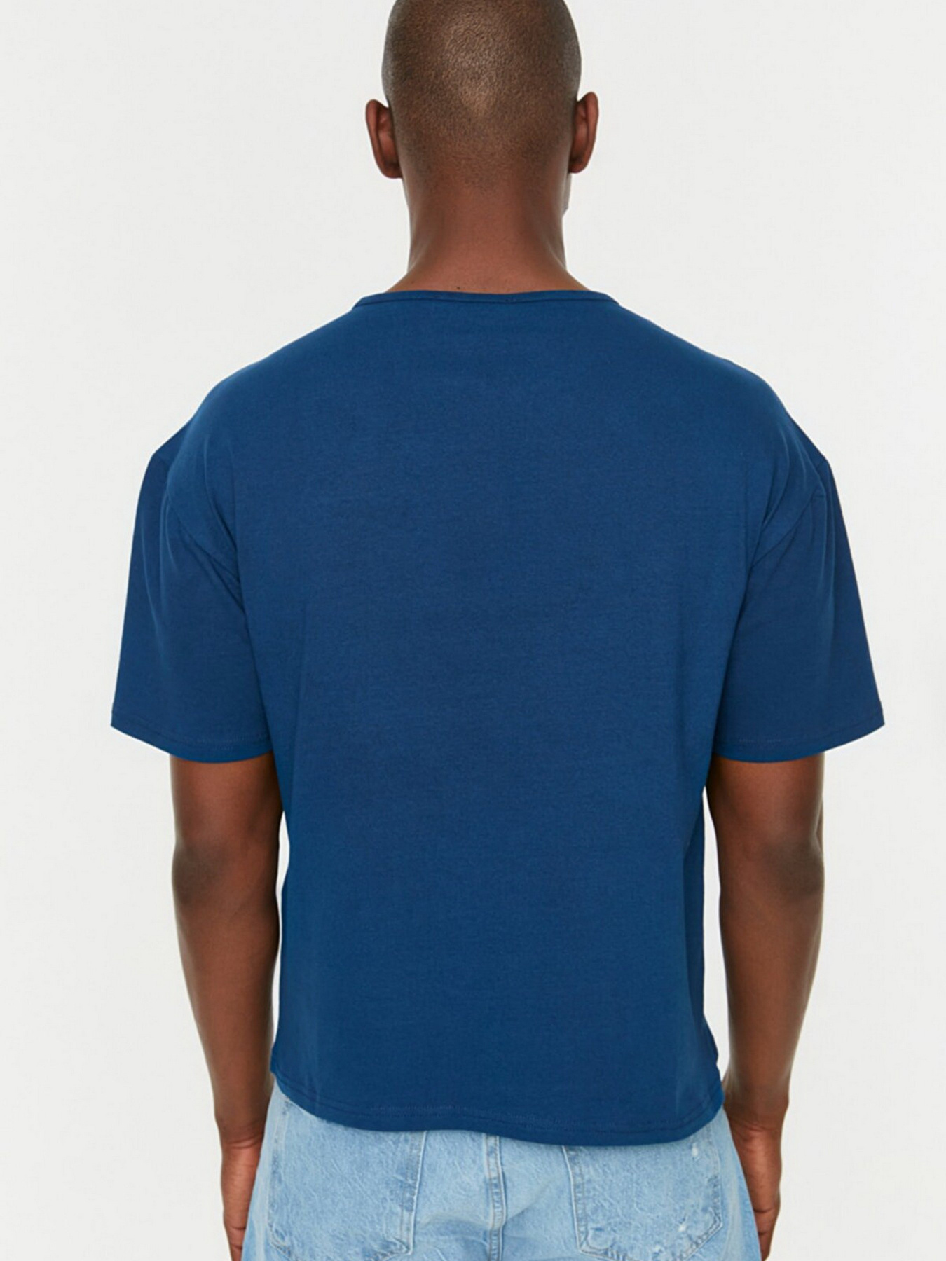 Футболка Trendyol модель TMNSS22TS0311/Indigo Фото