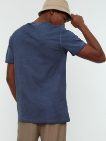 Футболка Trendyol модель TMNSS22TS0419/Lacivert Фото