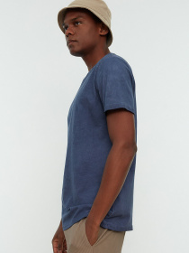 Футболка Trendyol модель TMNSS22TS0419/Lacivert Фото