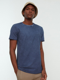 Футболка Trendyol модель TMNSS22TS0419/Lacivert Фото