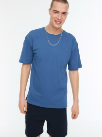 Футболка Trendyol модель TMNSS22TS0481/Indigo Фото