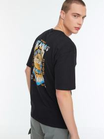 Футболка Trendyol модель TMNSS22TS0503/Siyah Фото