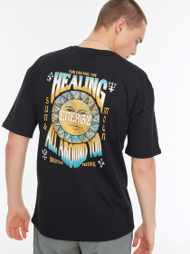 Футболка Trendyol модель TMNSS22TS0503/Siyah Фото